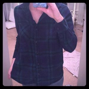 Green and Blue Flannel